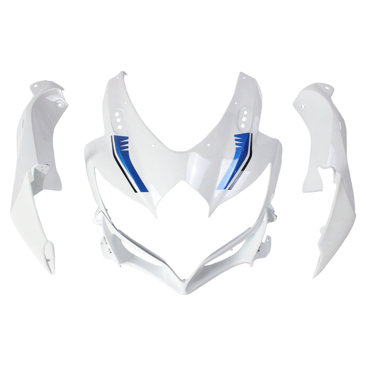 2008-2010 Suzuki GSXR600/750 Fairing White&Blue Kit