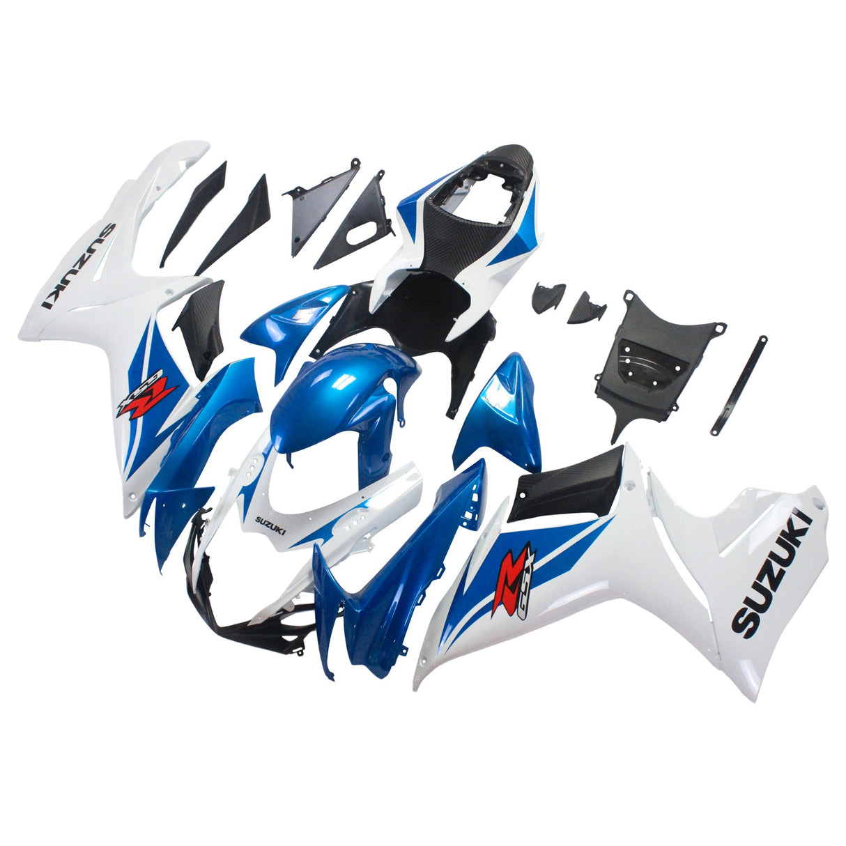 2011-2024 Suzuki GSXR 600/750 Blue White Fairing Kit