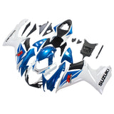 2011-2024 Suzuki GSXR 600/750 Blue White Fairing Kit