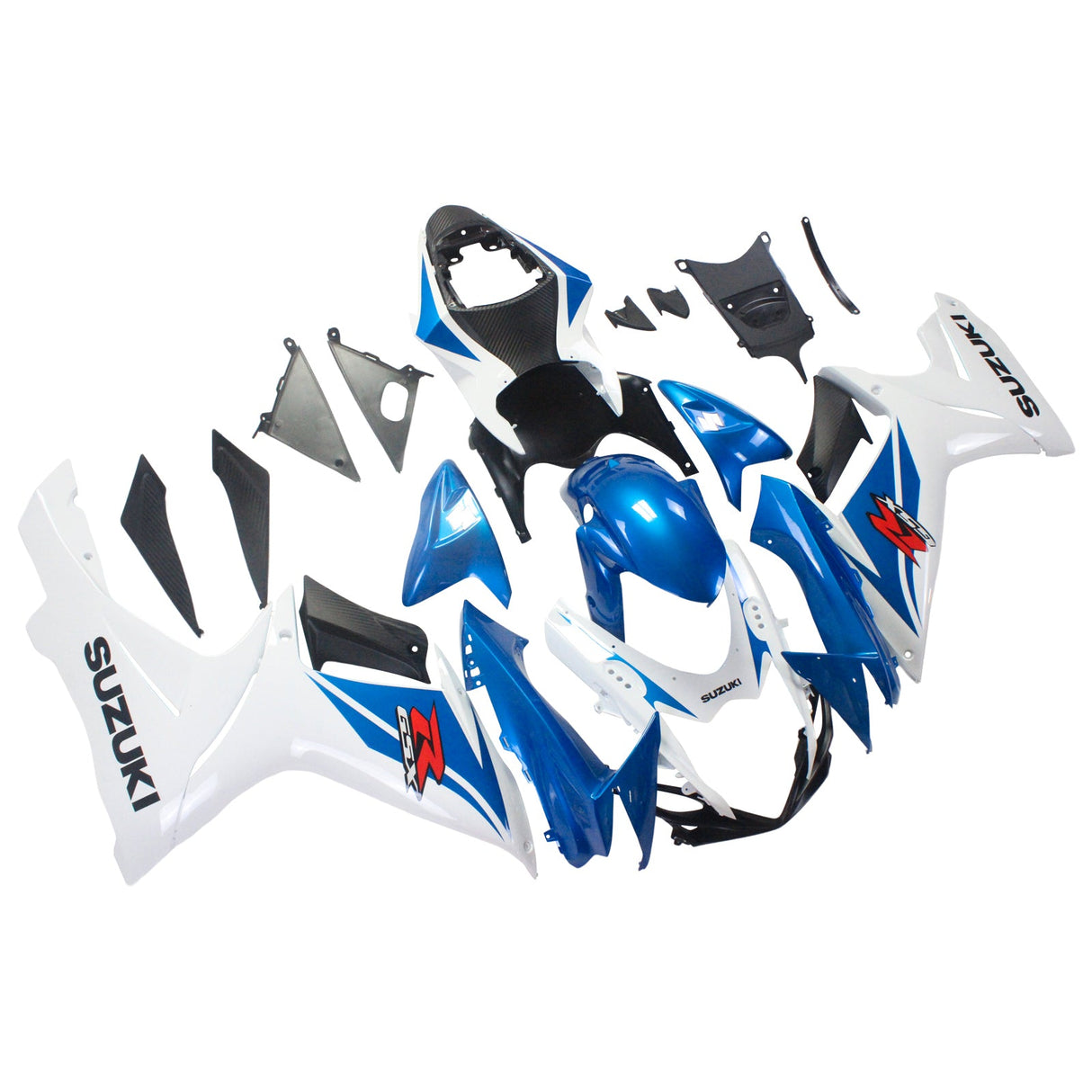 2011-2024 Suzuki GSXR 600/750 Blue White Fairing Kit