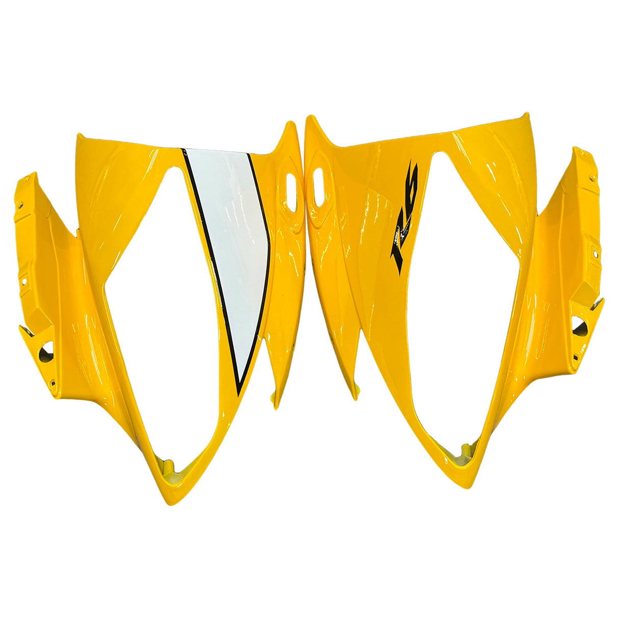 2006-2007 Yamaha YZF-R6 Fairing Yellow White Kit