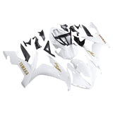 2004-2006 Yamaha YZF 1000 R1 White Golden Logos Fairing Kit