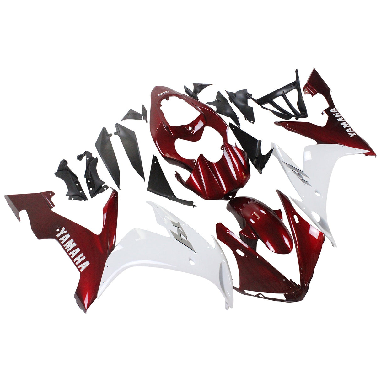 2004-2006 YZF 1000 R1 Yamaha Red&White Fairing Kit