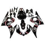 Yamaha 2003-2004 YZF 600 R6 & 2006-2009 YZF R6S Black Fairing Kit