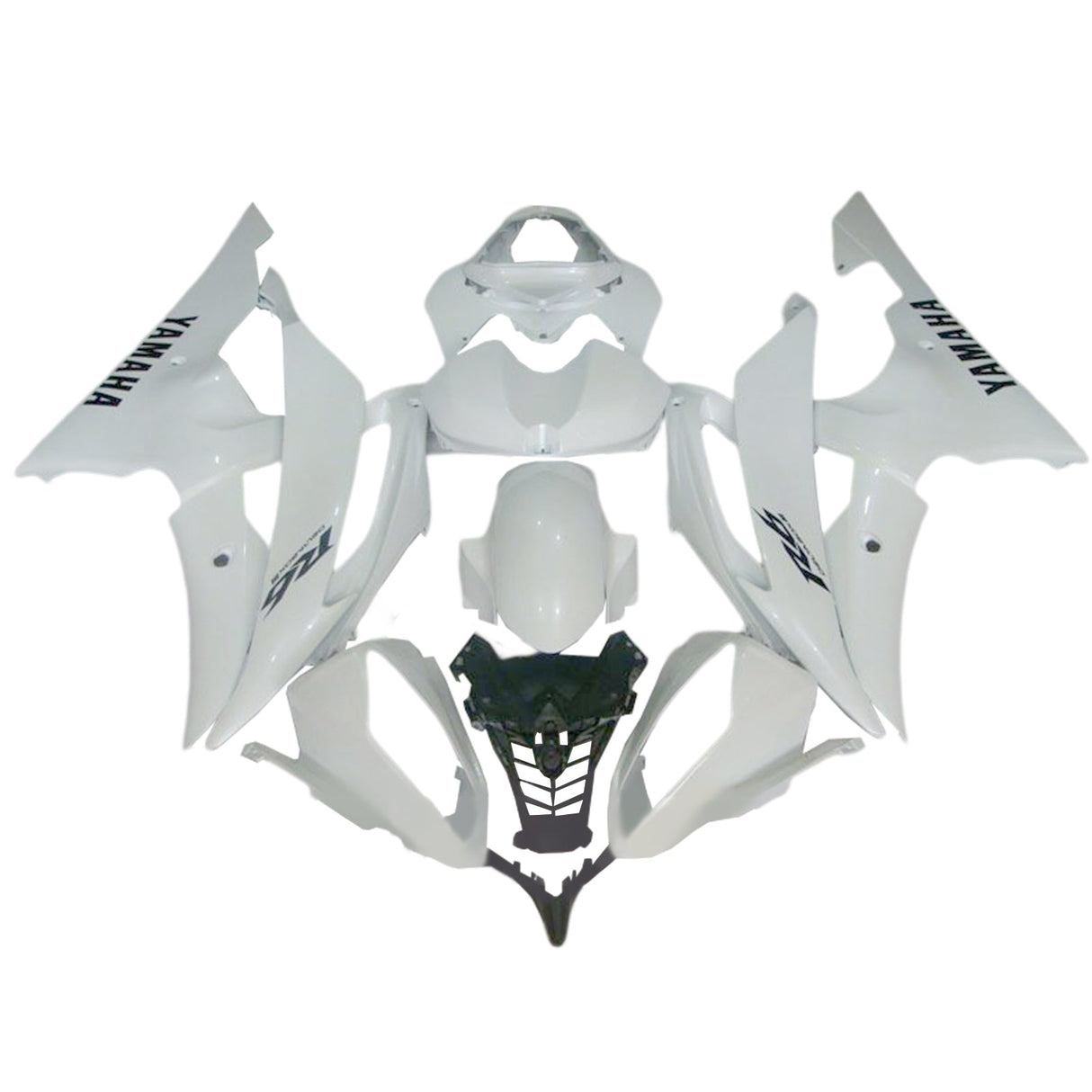 2008-2016 R6 Yamaha Fairing White Kit