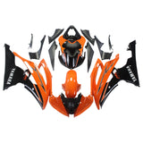 2008-2016 Yamaha YZF 600 R6 Orange Black Fairing Kit