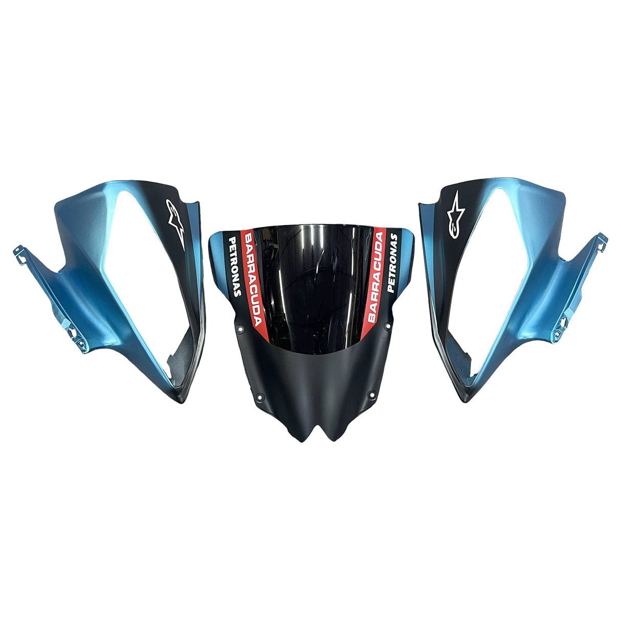 2008-2016 Yamaha YZF 600 R6 Blue and Black Petronas Fairing Kit