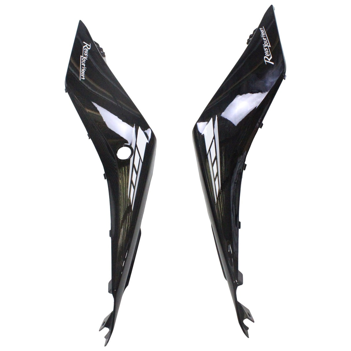 2019-2021 Yamaha YZF R3/YZF R25 Black White Fairing Kit