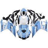 2019-2021 Yamaha YZF R3/YZF R25 Blue&White Fairing Kit