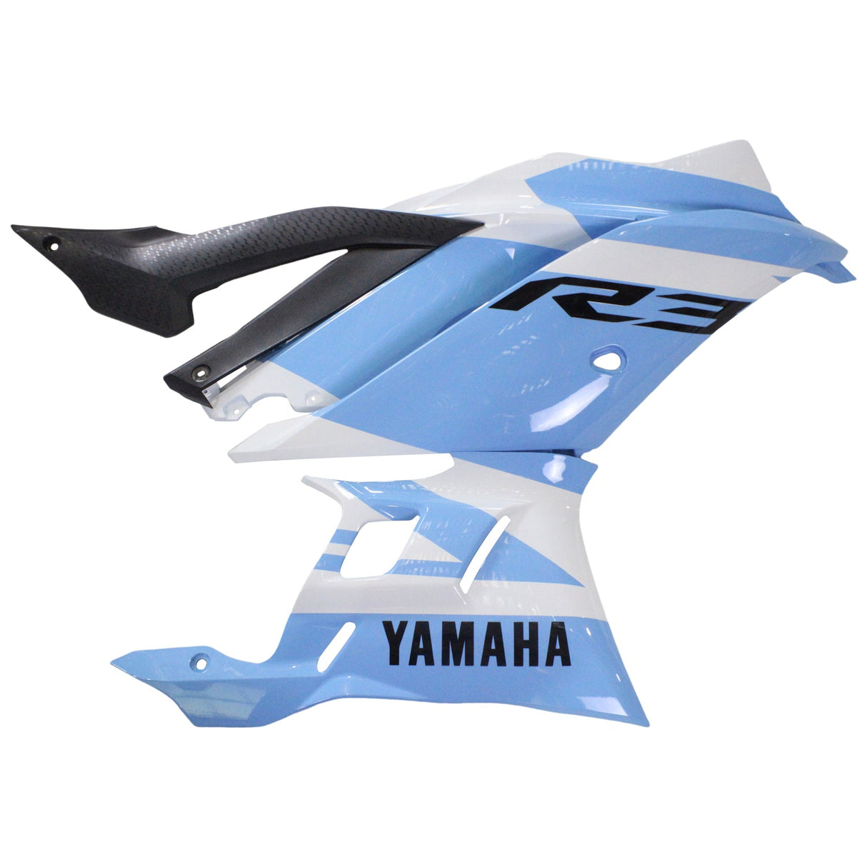 2019-2021 Yamaha YZF R3/YZF R25 Blue&White Fairing Kit