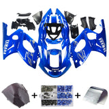 1996-2007 Yamaha YZF 600R Thundercat Blue White Fairing Kit