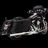 Vance & Hines 2017-2022- Harley Davidson Dresser Eliminator 400 Chrome Slip-On Exhaust