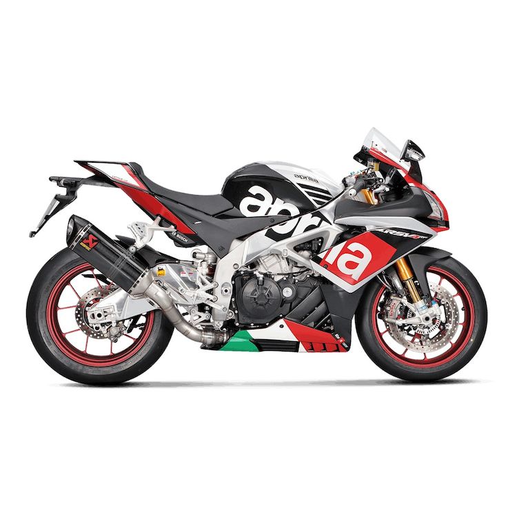 Akrapovic Slip-On Exhaust - 2015-2016 Aprilia RSV4 RR / RF