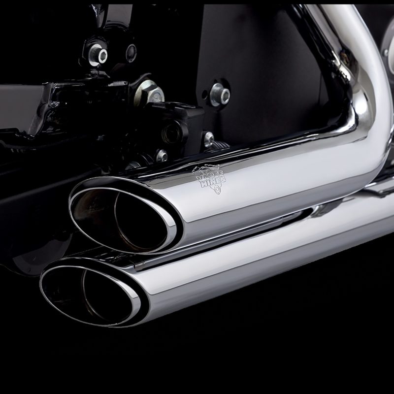 Vance & Hines 2018-2023- Harley Davidson Fatboy/Blackout Shortshot Staggered PCX Full System ChromeExhaust