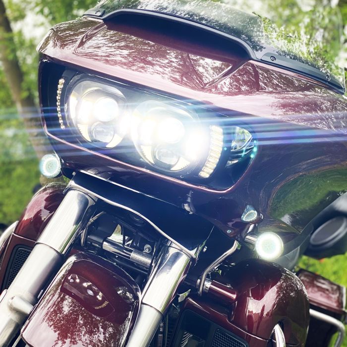 HogWorkz- 2015-2025 Harley Davidson- Road Glide Dual Visionz LED Headlight