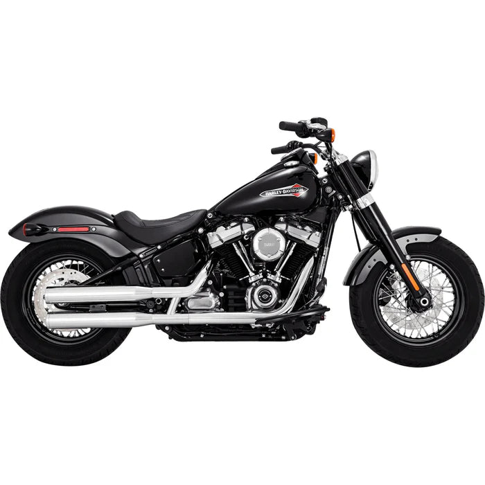 Vance & Hines 2018-2022- HD Softail Eliminator S/OS Chrome Slip-On Exhaust