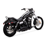 Vance & Hines 2006-2017- Harley Davidson Dyna Big Radius 2-2 PCX Full System Black Exhaust