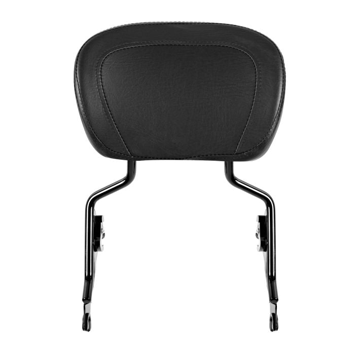 HogWorkz - Black Detachable Tall Boy Sissy Bar Backrest for Harley Touring '09-'24