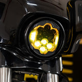 HogWorkz - 7" LED Goldtooth Performance Headlight for Harley Touring