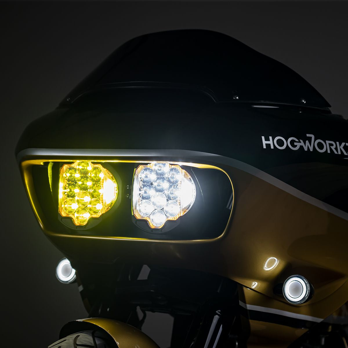 Hogworkz - Sabertooth Performance LED Headlight for Harley Road Glide 2015-2024