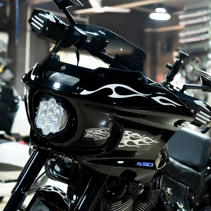 HogWorkz - 2022-2025 Low Rider ST- 7" LED Silvertooth Performance Headlight