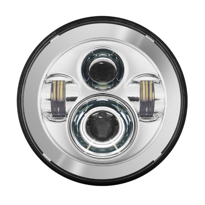 Hogworkz - 7" LED Chrome Headlight for Harley Softail 2018-2024