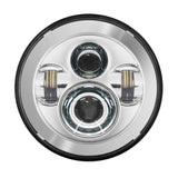 Hogworkz - 7" LED Chrome Headlight for Harley Softail 2018-2024