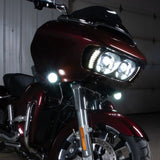HogWorkz- 2015-2025 Harley Davidson- Road Glide Dual Visionz LED Headlight