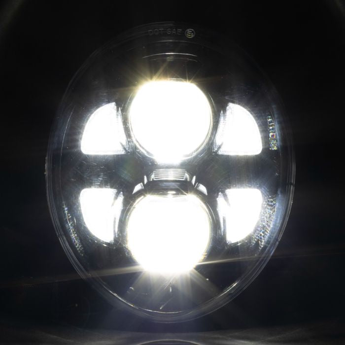 HogWorkz - Black LED Headlight for Harley Breakout 2018-2024