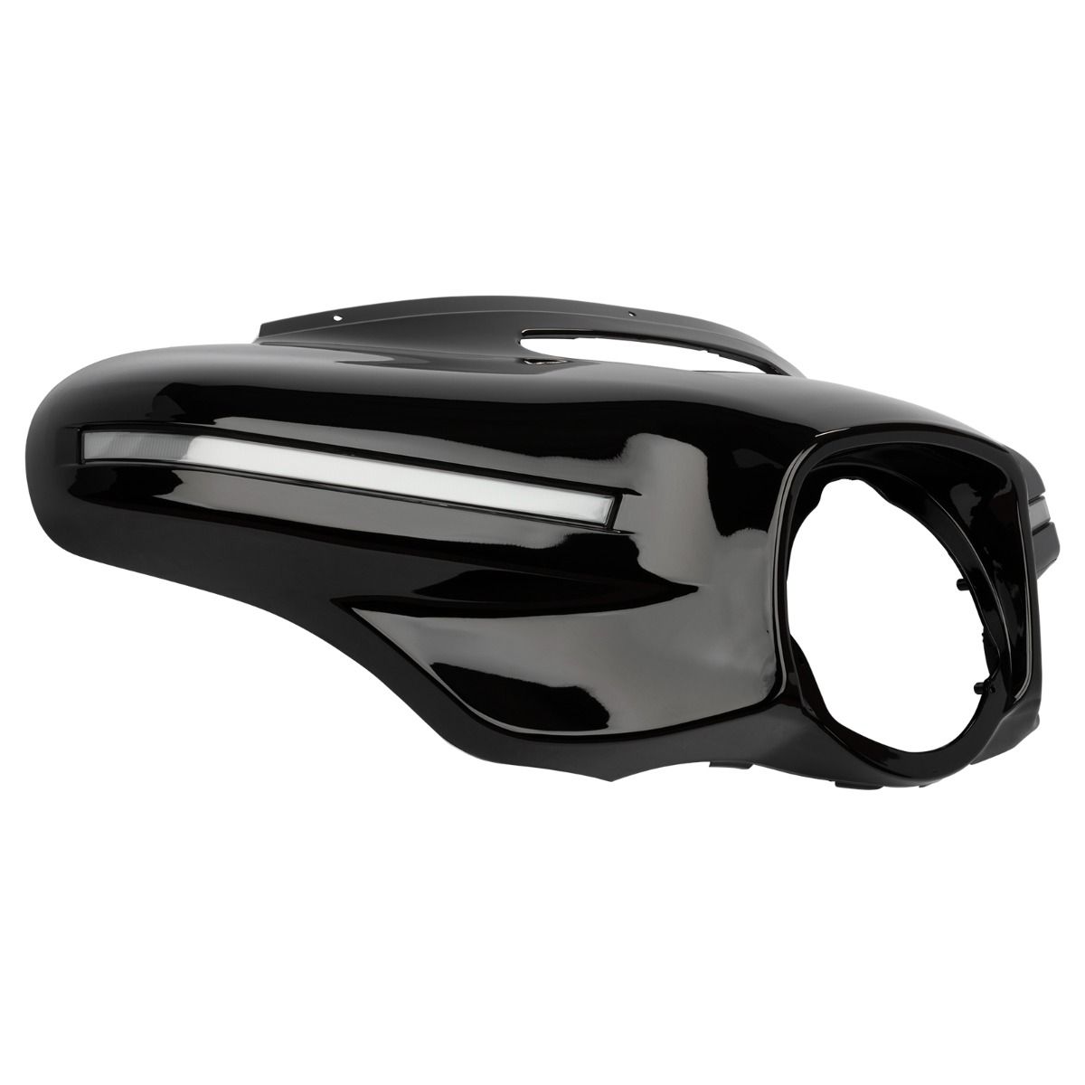 HogWorkz - Unpainted Outer Fairing w/ Integrated LEDs for Harley Touring 2014-2024