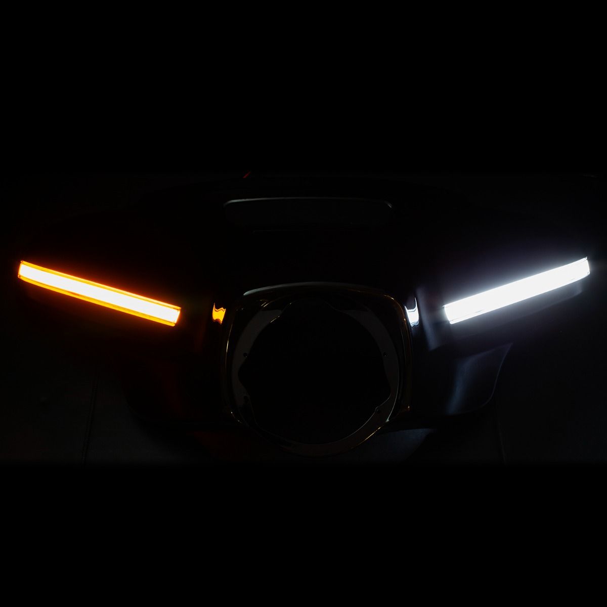 HogWorkz - Unpainted Outer Fairing w/ Integrated LEDs for Harley Touring 2014-2024