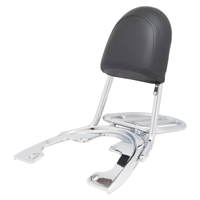 HogWorkz - Chrome Sissy Bar Backrest / Luggage Rack for Harley V-Rod 2007-2011