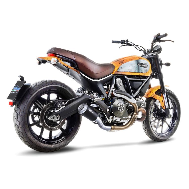 LeoVince LV-10 Slip-On Exhaust - 2015-2021 Ducati Scrambler / Monster 797 / Plus
