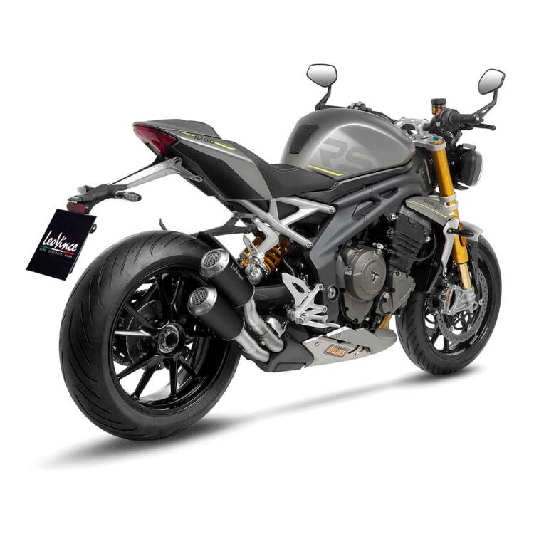 LeoVince LV-10 Slip-On Exhaust - 2021-2024 Triumph Speed Triple 1200 RR / RS
