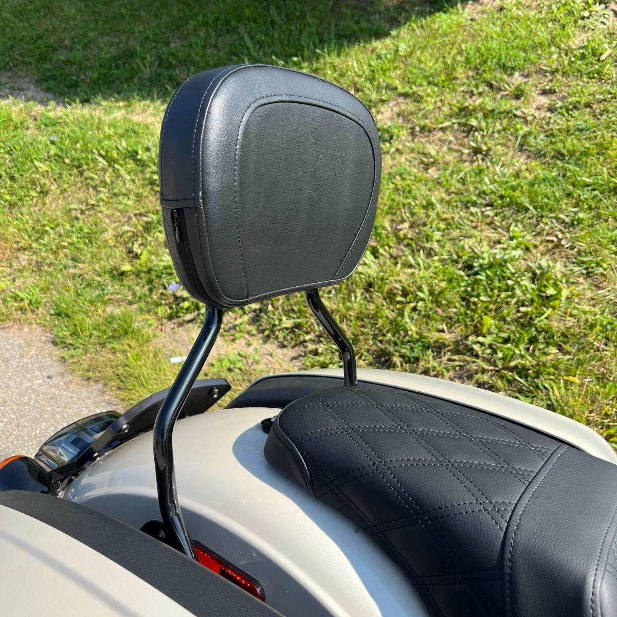 HogWorkz - Black Detachable Sissy Bar Backrest for Harley® Low Rider / Sport Glide '18-'24