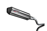 2009-2025 Kawasaki KLX250 / KLX300 - Slip on 13.5 Inch XOval Brushed Stainless Steel Muffler