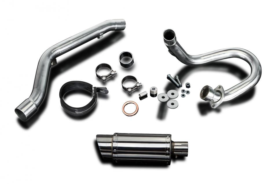 2000-2024 - DRZ400S Full Exhaust with 8 Inch Round Stainless Steel Muffler