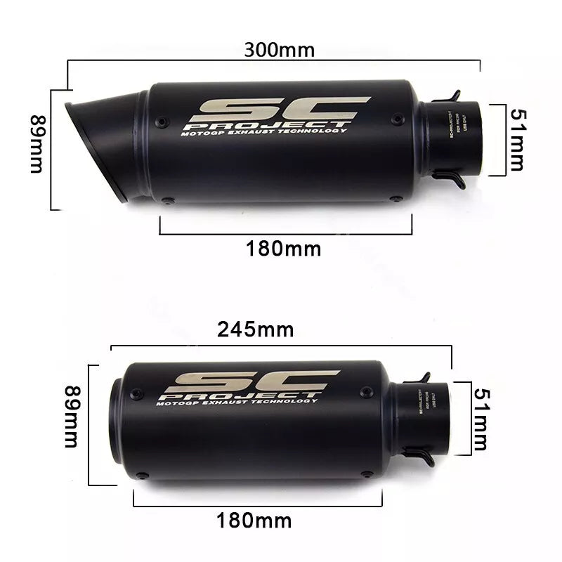 2021-2024 YZF R7 for Yamaha MT-07 Whole System Exhaust Header Pipe Muffler Tips